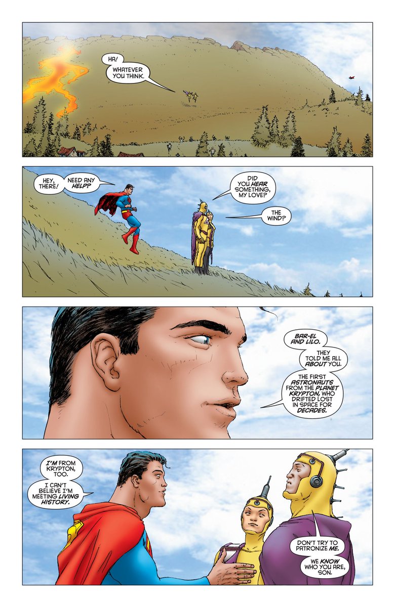 Bar-El and Lilo are an interesting exploration of the age old question: Just how much should Superman interfere with Earth?