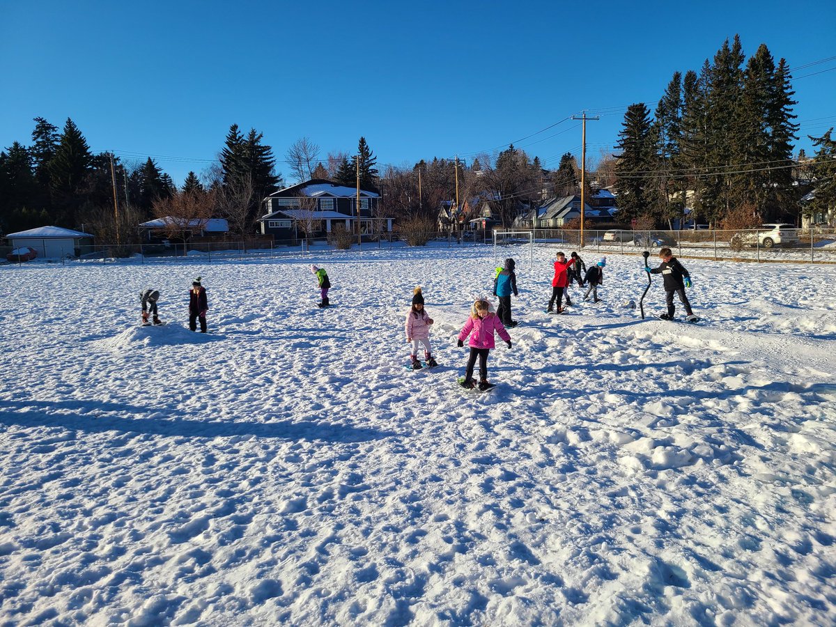 12ElbowPark's tweet photo. We have been lucky to have the mild weather so we made the most of it. @ElbowParkSchool https://t.co/5irMgDfea5