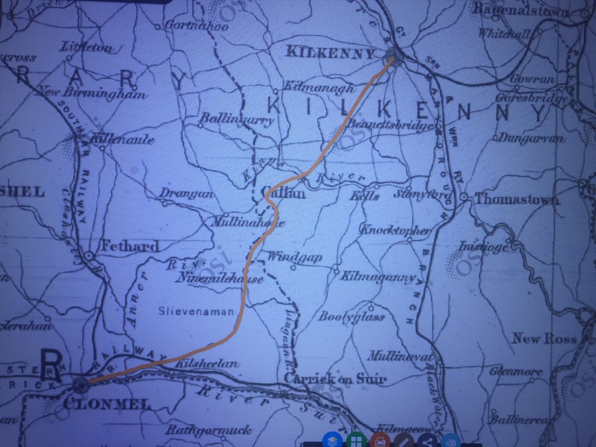 From Clonmel to Callan “in ruins” and six miles to Kilkenny. On to leighlinbridge “ a large stone bridge over the Barrow, two good houses of entertainment and a few small cabins”. Carlow! we can, then as now), rely on you for the craic.  #Boyne