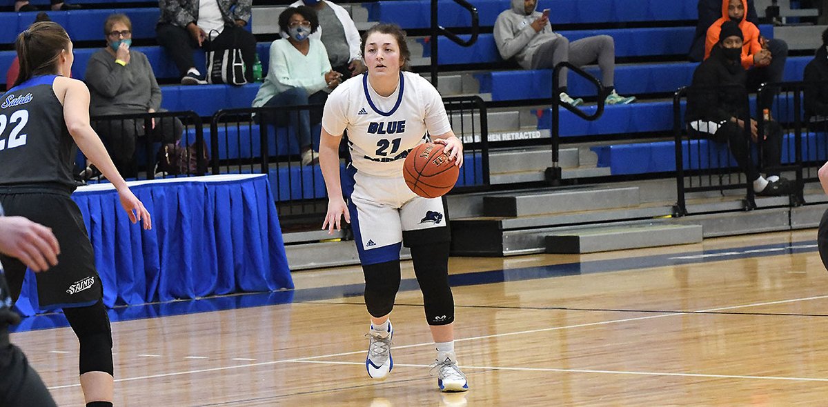 LWUAthletics's tweet photo. Women's Basketball: Ison's career day guides Blue Raiders to upset win over No. 4 Thomas More
 - https://t.co/Sjw5VGlguE https://t.co/qFJRku9x9g