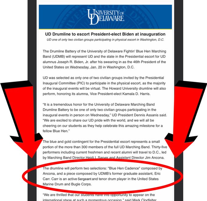 Excited to hear that my alma mater will be playing my cadence for the inauguration ceremony this Wednesday<a href="/tag/wearenumberone"class="tags"><span>#wearenumberone</span></a>