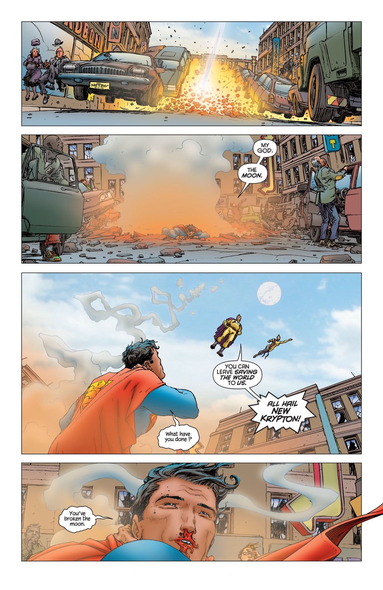 And they say a lot about how self-contained Clark has to be so he doesn't cause major disasters everytime he has a more strenuous fight.