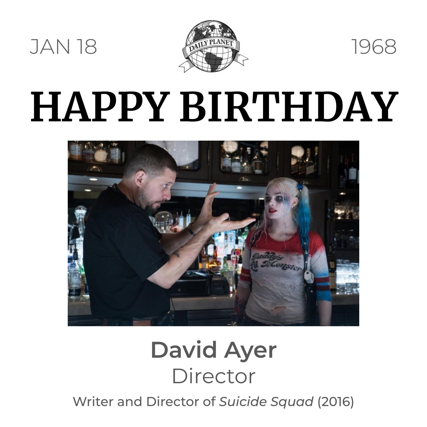 Happy Birthday to Director David Ayer! 