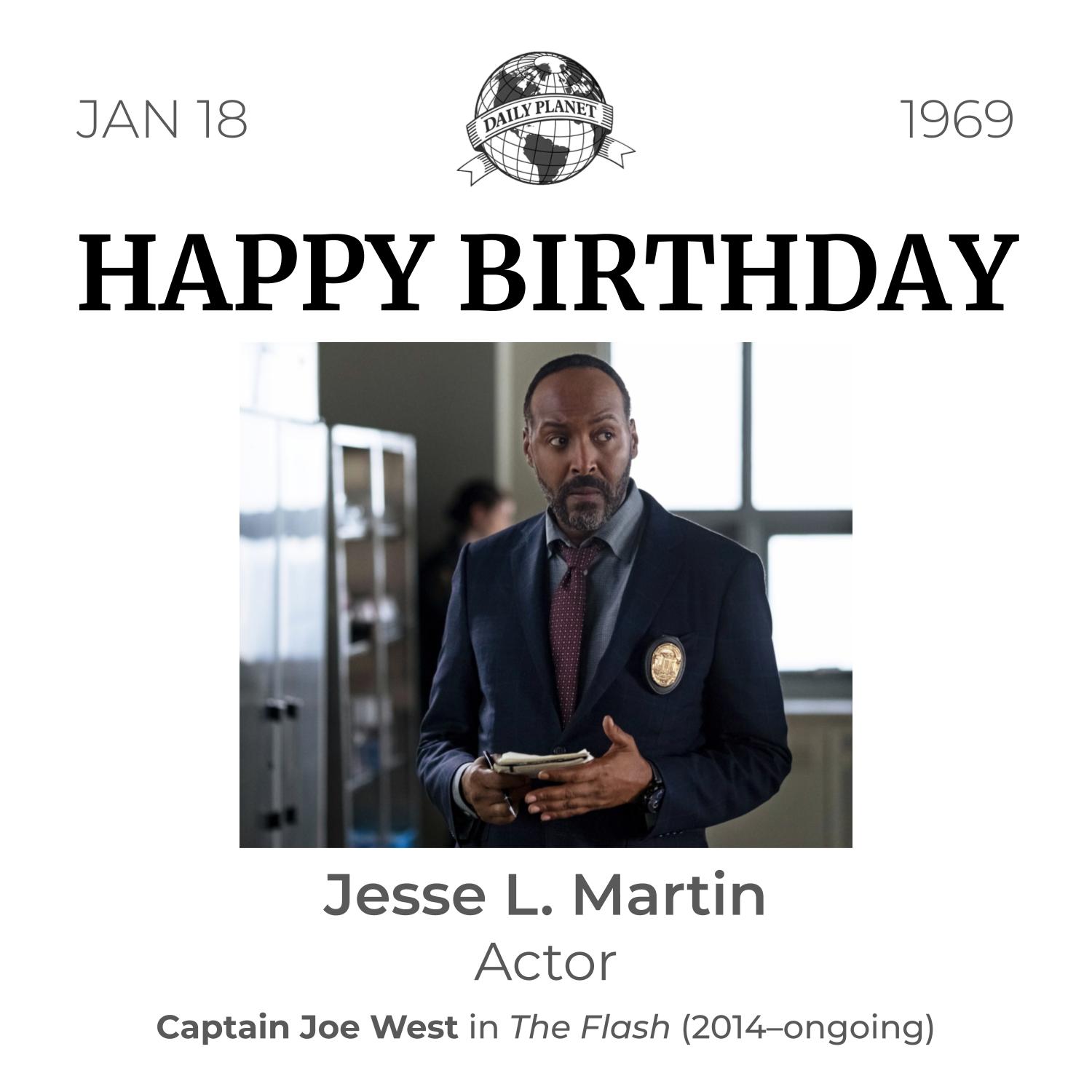 Happy birthday to the father of family, Jesse L. Martin! 