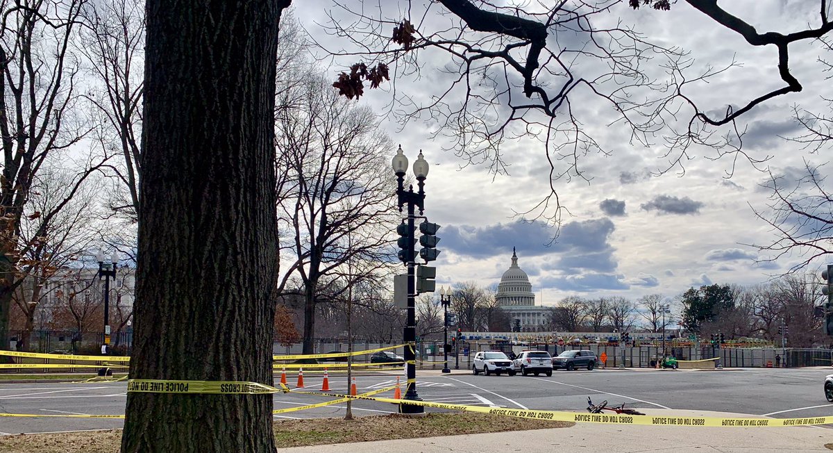 This is as close as you can get to the Capitol. It isn’t just the Capitol that is surrounded by 7-foot metal fencing. It is the entire core of the city. ALL of it. I know. I logged over 16,000 steps by noon 5/