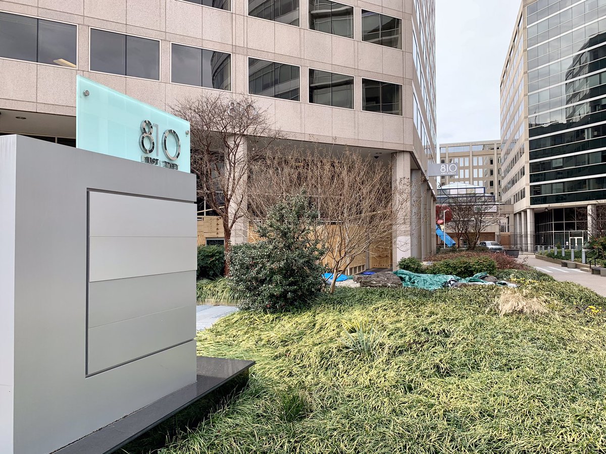  @cnn removed their name from the sign outside their DC studio, and the campus around them is boarded up for the first time 7/