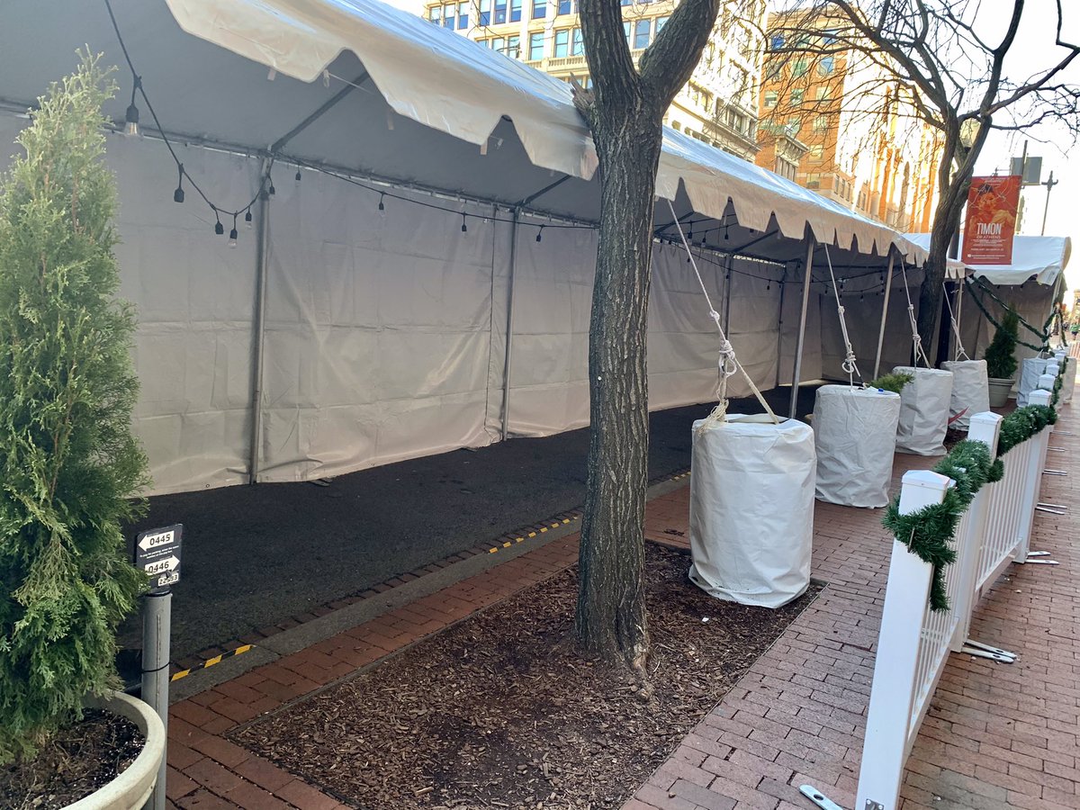 Some of the tents are simply shelters with ad-hoc lighting 20/