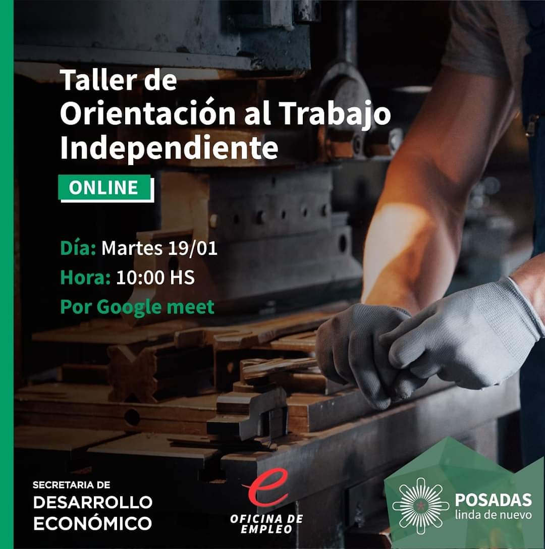 DireccP's tweet photo. TALLER DE ORIENTACIÓN AL TRABAJO INDEPENDIENTE On-line
Enero 2021
👉 Si eres emprendedor, tienes una buena idea, ésta es tu oportunidad, anótate!!
👉 Sin límites de edad
👉 Con accesibilidad comunicacional en LSA
🖥️ Capacitación Online.
📆 19 de Enero de 2021 https://t.co/YNC0b4Ft6M
