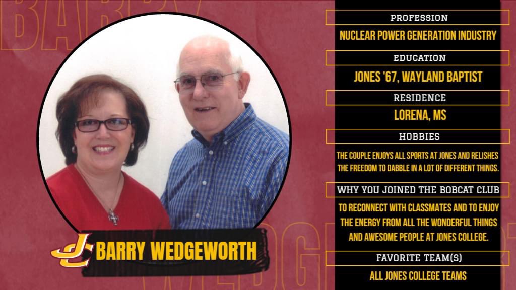 JCFound_Alum's tweet photo. 𝗕𝗼𝗯𝗰𝗮𝘁 𝗖𝗹𝘂𝗯 𝗠𝗲𝗺𝗯𝗲𝗿 𝗦𝗽𝗼𝘁𝗹𝗶𝗴𝗵𝘁 𝗠𝗼𝗻𝗱𝗮𝘆

Barry Wedgeworth was a trainer/manager at Jones (‘67) before an 11-year stint in the Air Force where he met his wife, Linda. The couple will celebrate their 51 year wedding anniversary in April. https://t.co/FJdwJCpDTs