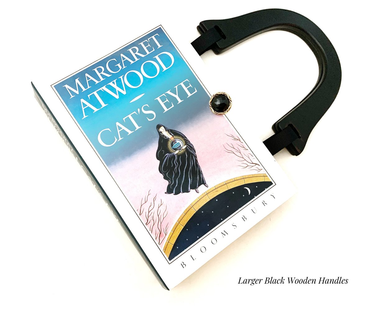 NovelCreations's tweet photo. Cats Eye Book Purse - Book Cover Handbag - Book Purse Handbag - Margaret Atwood Reader Gift - Purse made into a book - Book Lover Gift https://t.co/LMTfElpzvp #booklover #Etsymntt #bookpurse #BookCoverHandbag https://t.co/fCCBLfQcyG