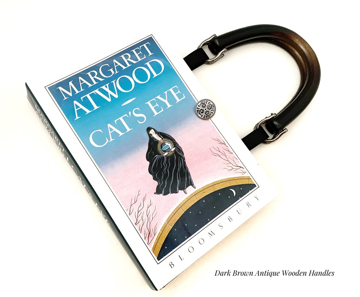 NovelCreations's tweet photo. Cats Eye Book Purse - Book Cover Handbag - Book Purse Handbag - Margaret Atwood Reader Gift - Purse made into a book - Book Lover Gift https://t.co/LMTfElpzvp #booklover #Etsymntt #bookpurse #BookCoverHandbag https://t.co/fCCBLfQcyG
