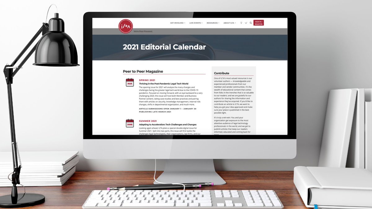 ILTANet's tweet photo. Looking to add "Author" to your resume? Check out the ILTA 2021 Editorial Calendar. We're accepting article submissions for several publications now! https://t.co/znI69YFYcB #AuthorforILTA #legaltech #WeAreILTA #ILTAPublications https://t.co/pZdSfCFEYO