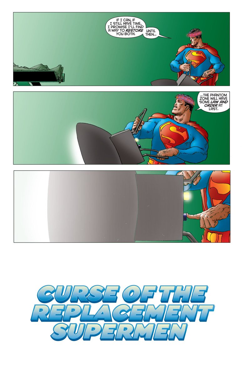 Morrison's Superman is very much a science hero and I love that's something they highlight in the way he gives Bar-El and Lilo some manner of peace.