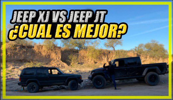 JEEP XJ (CHEROKEE) VS JEEP JT (GLADIATOR) || DIFERENCIAS ENTRE UN 4X4 Y ... youtu.be/EXEbPTTBDRw vía <a href="/YouTube/">YouTube</a>