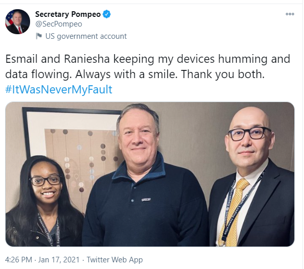 4/14 Then we get this post at 6:26 -Pompeo - "my devices humming and data flowing"Q626 - "Chatter Exploding"But look closer. [-4][-5]What were the first two timestamps that Pompeo missed the sequence with?4p & 5p. Whoa..