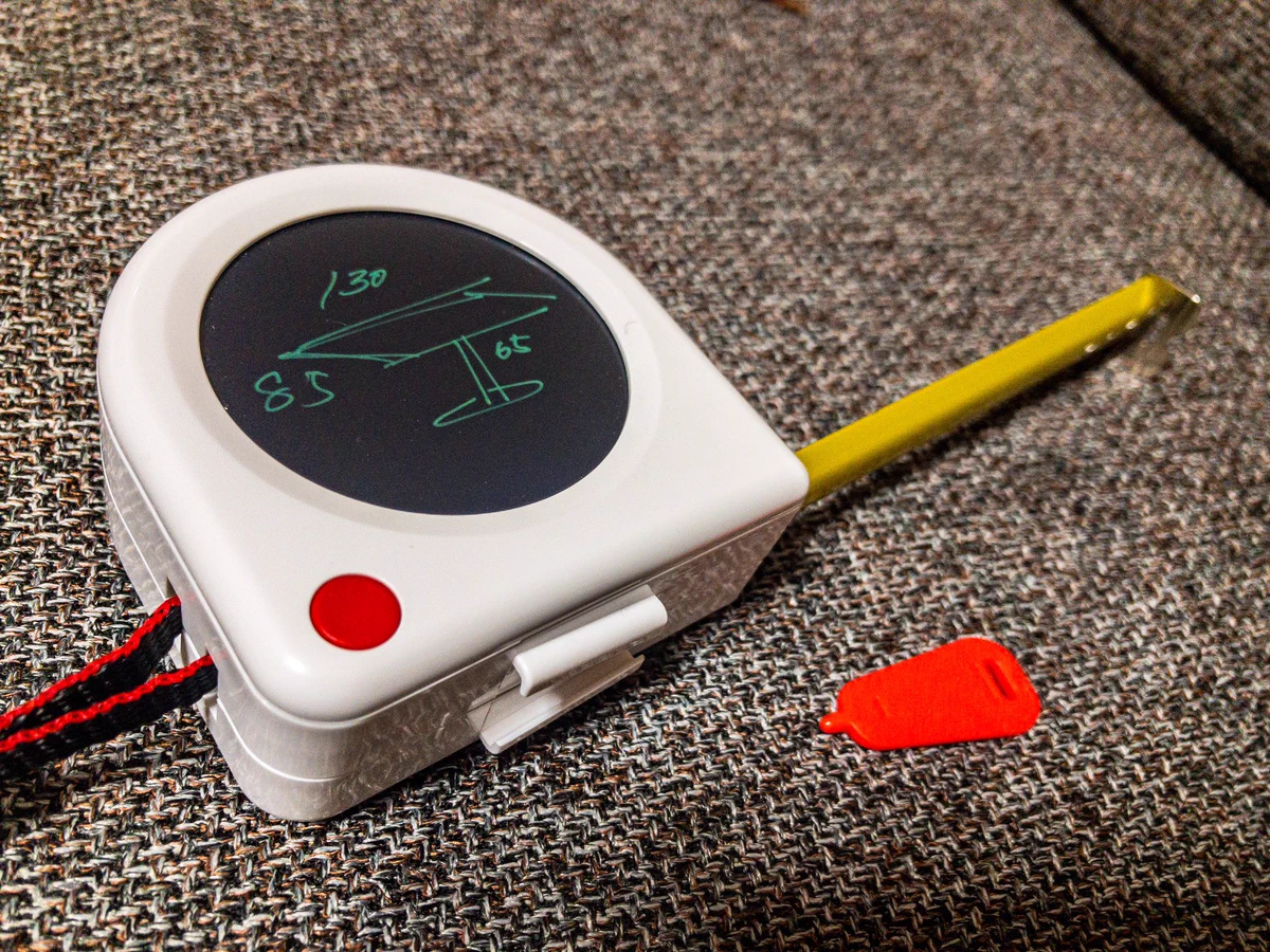 測量時にめっちゃ便利！！電子メモ付きメジャーで測った数値のド忘れを防げる！！