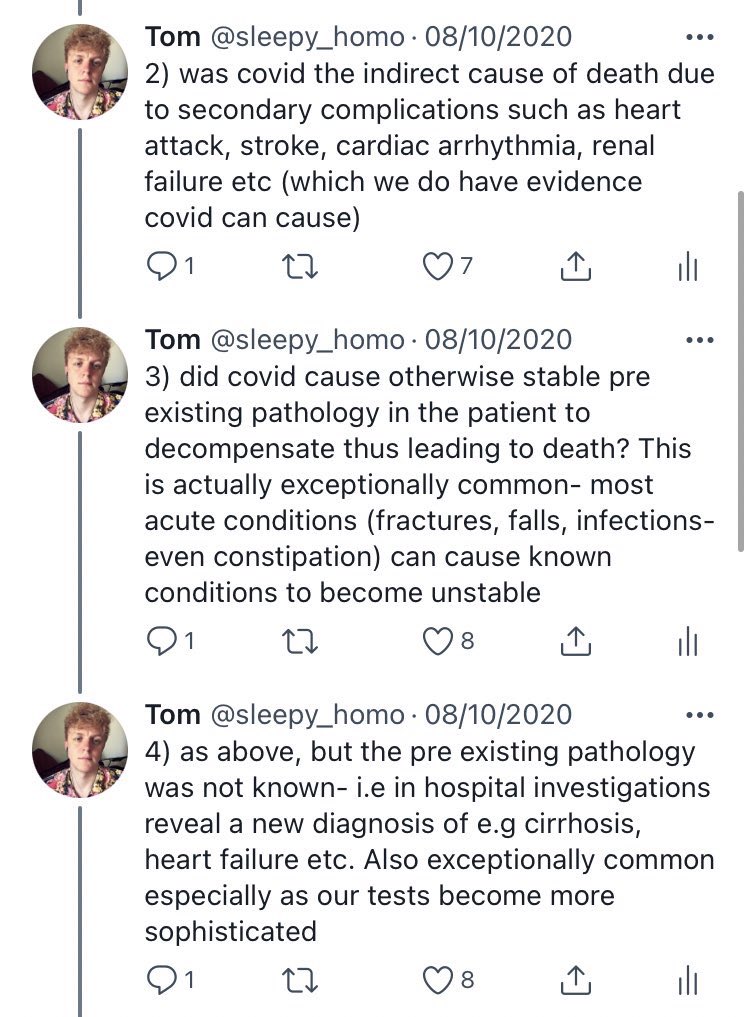 sleepy__doc's tweet photo. If anyone is finding themselves frustrated by ‘but did they die WITH or OF covid????’ feel free to use this argument I’ve constructed here https://t.co/cO71S8ox1W
