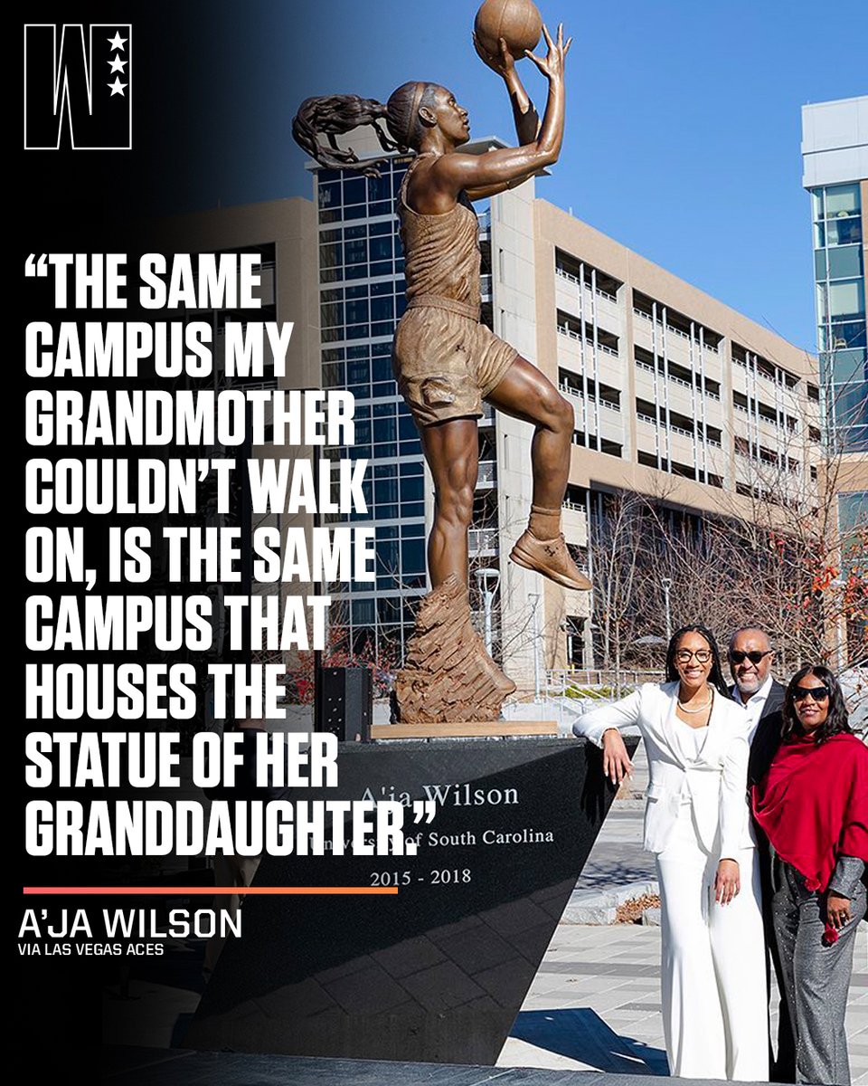 wslam's tweet photo. A historic moment. @_ajawilson22 https://t.co/uuXMlaDYM3