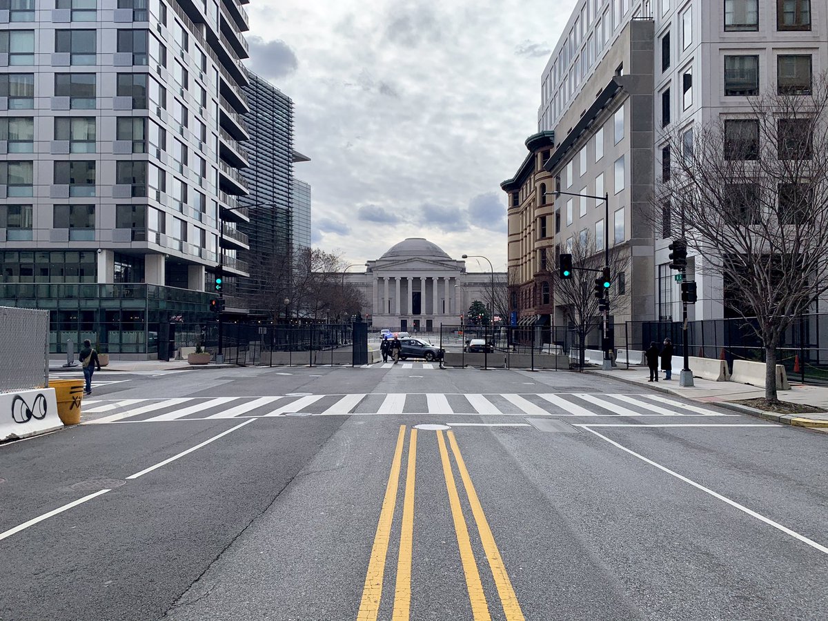 The Smithsonian Natural History Museum, which backs up to the National Mall on the other side