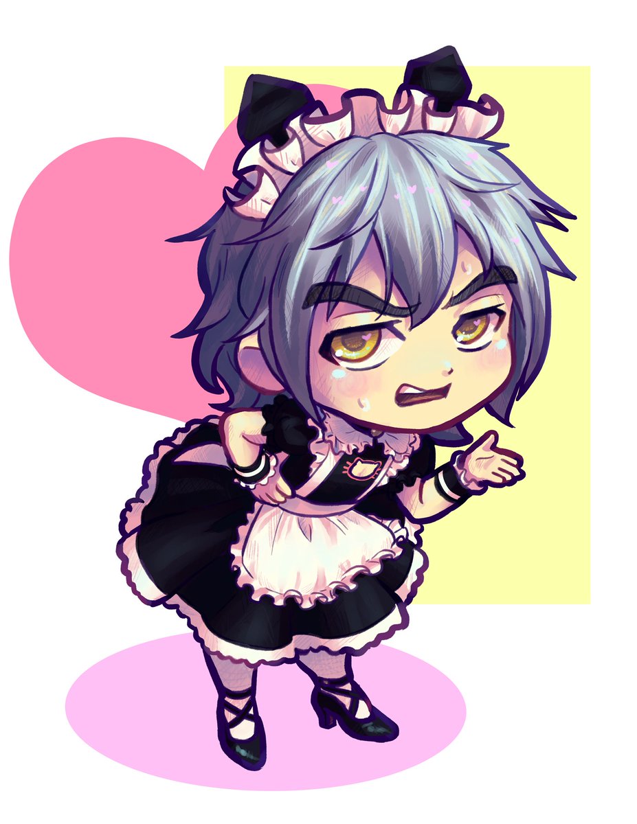 CarlesS_21's tweet photo. Sooooo I participated on a collab of "men wearing a kitty maid outfit". These were my entries. 🤍🐱🖤
Please check the link to see all the entries. ✨✨
https://t.co/BhEnRXKLJU https://t.co/o8Pb2EaGOc