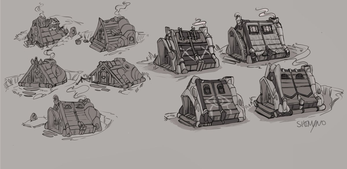 Shinynope's tweet photo. Relaxing time with cottages for a personal project. https://t.co/xrbzot8GWU