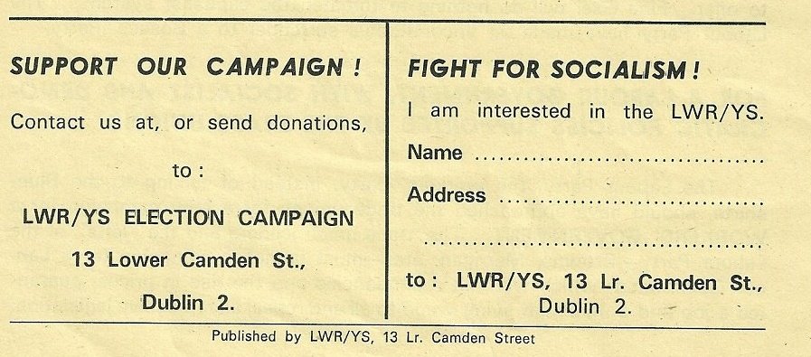 Join The League For A Workers' Republic -Young Socialists