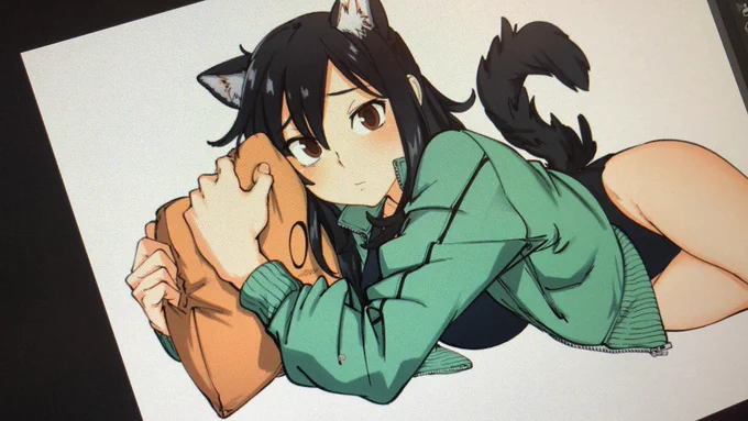 このぐらいのクオリティでいいなら漫画いけそうな気がする('・ω・)手の抜き方が分かってきた 