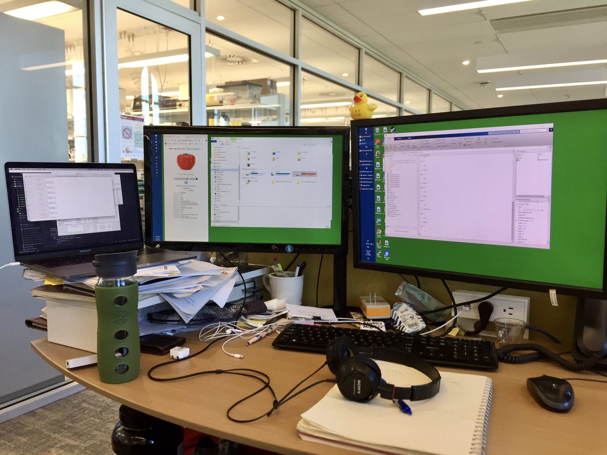 We need access to back of the desk to mount monitor arms. None of that modern bullshit (3) with decor wall flush with the desk 19/N  #sciArch