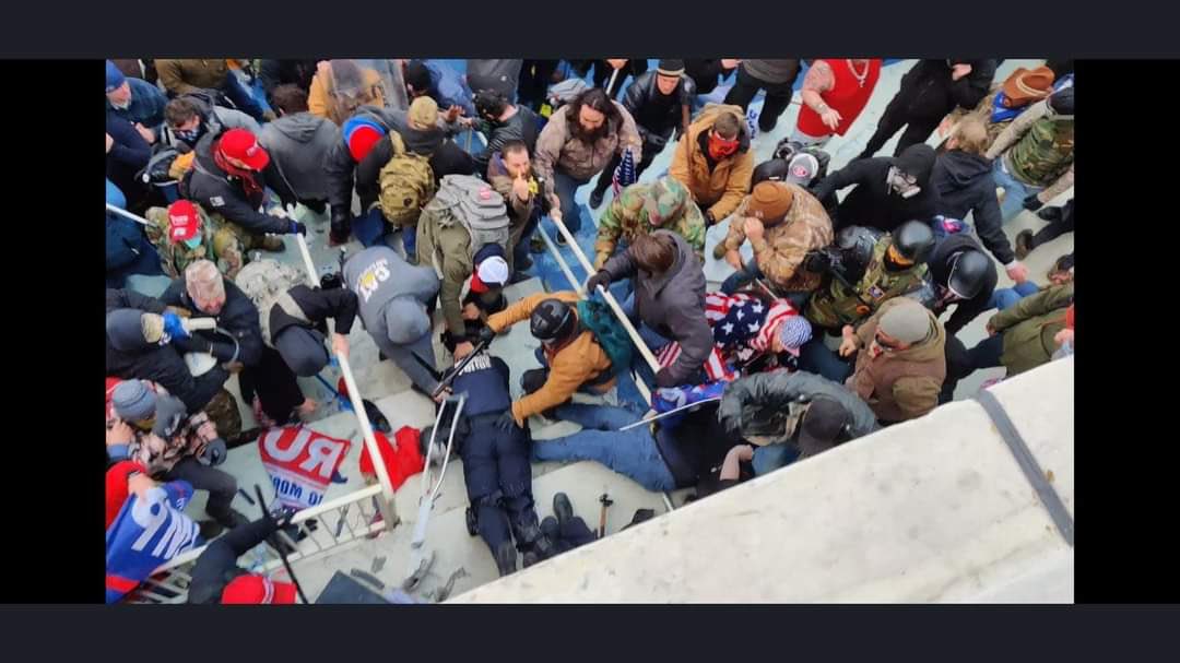 Just so we're clear, this was NOT a peaceful transfer of power and do not let ANY Republican ever say that it was.