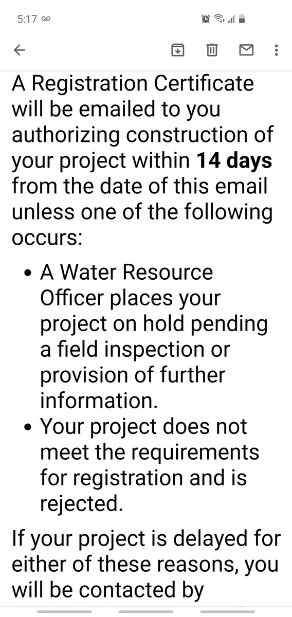 I guess we'll see if we get a permit in 2 weeks!
If you need a survey done or  a license for an up coming drainage project we would be happy to help.