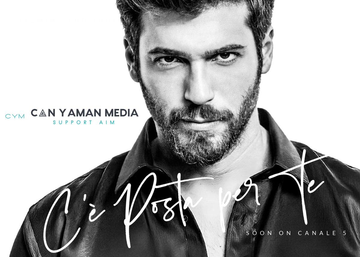 CanYamanMedia's tweet photo. 📺TV SHOW | The next appointment with #CanYaman will be at @CePostaPerTeOff very soon. Stay Tuned.

#CePostaPerTe 
#MariaDeFilippi

@QuiMediaset_it https://t.co/yZMrx7n8Ad