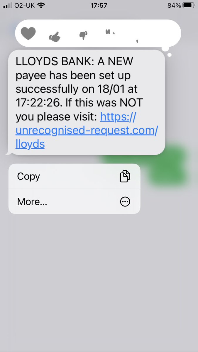 peter_levy's tweet photo. After all the stories I’ve read on air tonight I made a big mistake and fell for this scam by text. DONT be as daft as me. Banks will never text with a number. It looks convincing. Watch for this type of thing, I was told tonight it’s rife. https://t.co/5XFOsjwaeL