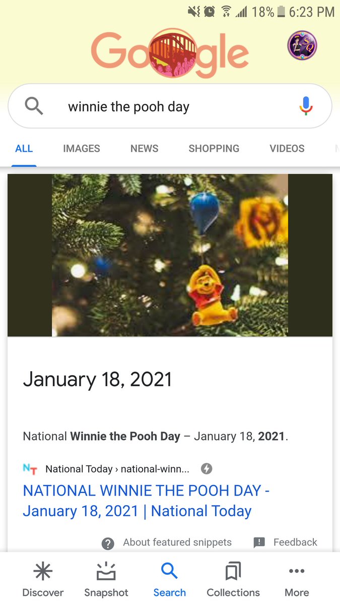 spiral_queen's tweet photo. Didn't know there was a such day until @Adela_Butterfly  had said something so I  googled it... How odd there always coming up with weird days! But I'm not mad about it because I like Winnie the pooh! https://t.co/Z2GetpANG0