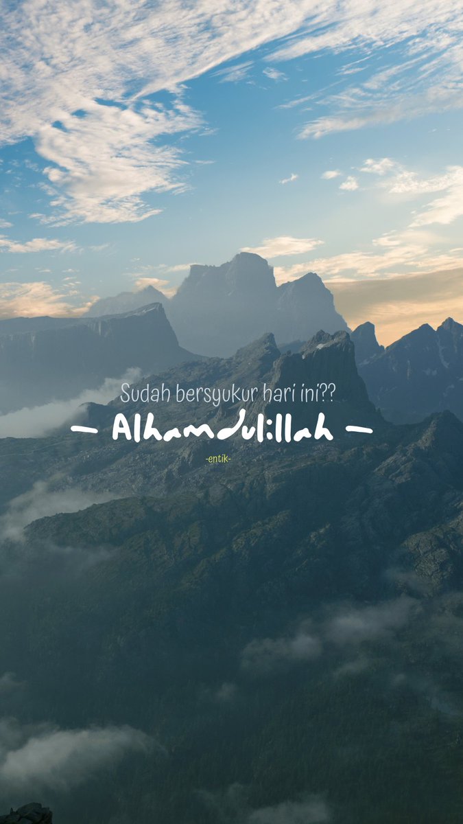 ceritaentik_'s tweet photo. Amunisi buat wallpaper WA
Agar kita juga tak hanya ingat tentang masalah dunia tapi harus imbang dengan masalah akhirat https://t.co/cRbJZzzAlP