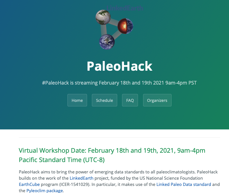 OceanAndClimate's tweet photo. Me: Do you want to make 2021 the year you learn how to use Python with your paleo data?

Everyone + Me: (resoundingly) YES, OF COURSE WE DO!

Me: Sign up for this workshop led by a few good people
@StellarGeay @dkhider (and more)

https://t.co/HMMSh9NQbr https://t.co/Tw4bfdMdOP