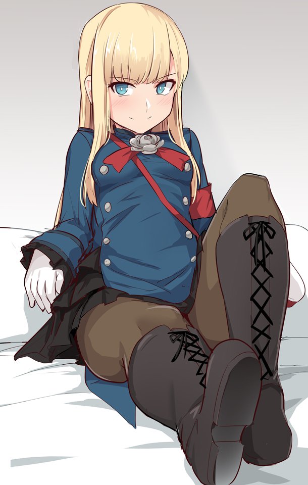 "Now make yourself useful, take off my shoes for me"