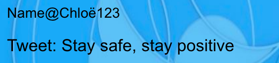 Thanks  @DerekRhodenizer for the great idea! Thanks @MrsKellyCRWfor sharing the Google Slidedeck to collect students' tweets! "If you had one Tweet that the entire world could read, what would you say?"  #1tweet Here are some of my grade 5 students' tweets:
