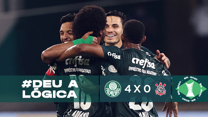 Palmeiras's tweet photo. No primeiro clássico do ano... #DeuALógica!

Com gols de Raphael Veiga e Luiz Adriano, vencemos o Derby no Allianz Parque e chegamos aos 51 pontos no Brasileirão! 🐷👊

#AvantiPalestra #PALxCOR
#JuntosNoBrasileirão https://t.co/Mf41RYLnCr