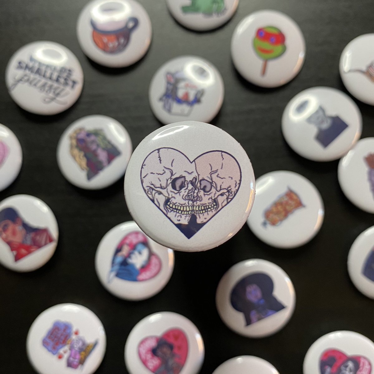 Berryknotty's tweet photo. Buttons Now Available Online!
- https://t.co/JMumXq8Y2Q - 
#button #buttons #35mm #35mmbuttons #berryknotty #shopsmall #support #supportsmallbusiness #tilldeath https://t.co/JvSZejZCCE