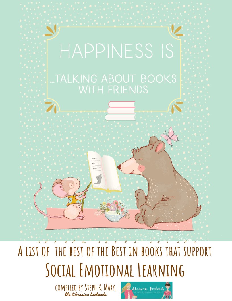 Last week we came to you looking for suggestions for an  #SEL booklist we’d be presenting. After mixing your ideas with ours, we've compiled LOTS of picture book titles that support  #SocialEmotionalLearning! See the thread for the list, & thank you for your ideas!  #bettertogether