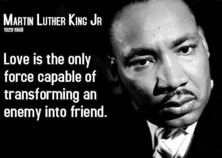 Happy Martin Luther King Jr Day! Today we celebrate a point of time that forever changed the US views on equality. He not only lifted Black American lives, but in turn improved all lives by giving us the diversity we celebrate today. #loveconquershate #MLKDay