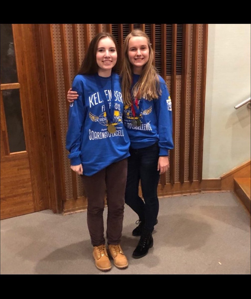 Meaghan O’Keefe and Julia Zacharski found both the body and crime by earning 4th and 6th place in Anatomy and Forensics, respectively, at the UChicago Invitational
 (picture pre-pandemic)