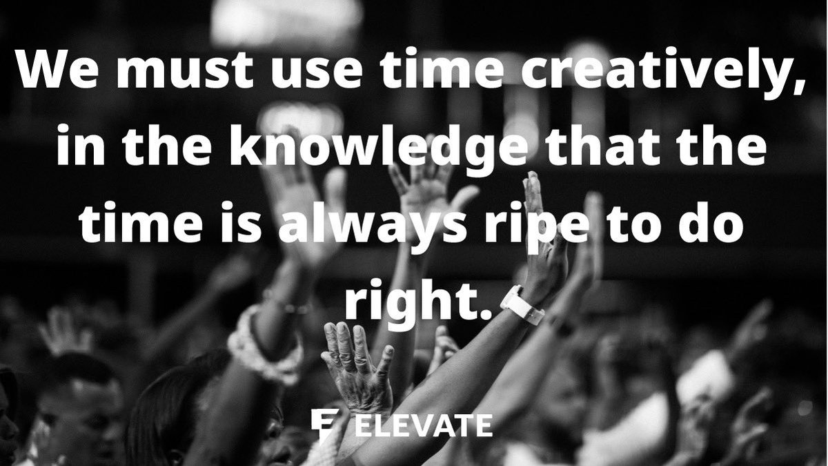 You're never too old or too young to pursue a better world. Wishing everyone a happy Martin Luther King Jr Day!