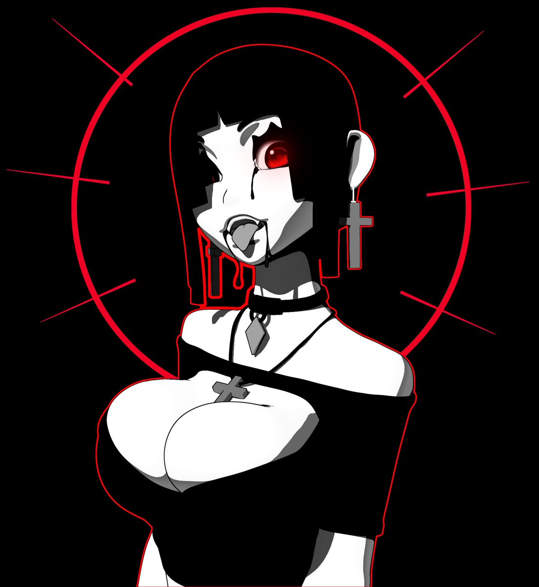 Some anime render fun!

Threw it on the bubble for anyone interested. Onwards!

redbubble.com/people/Aaron3D…