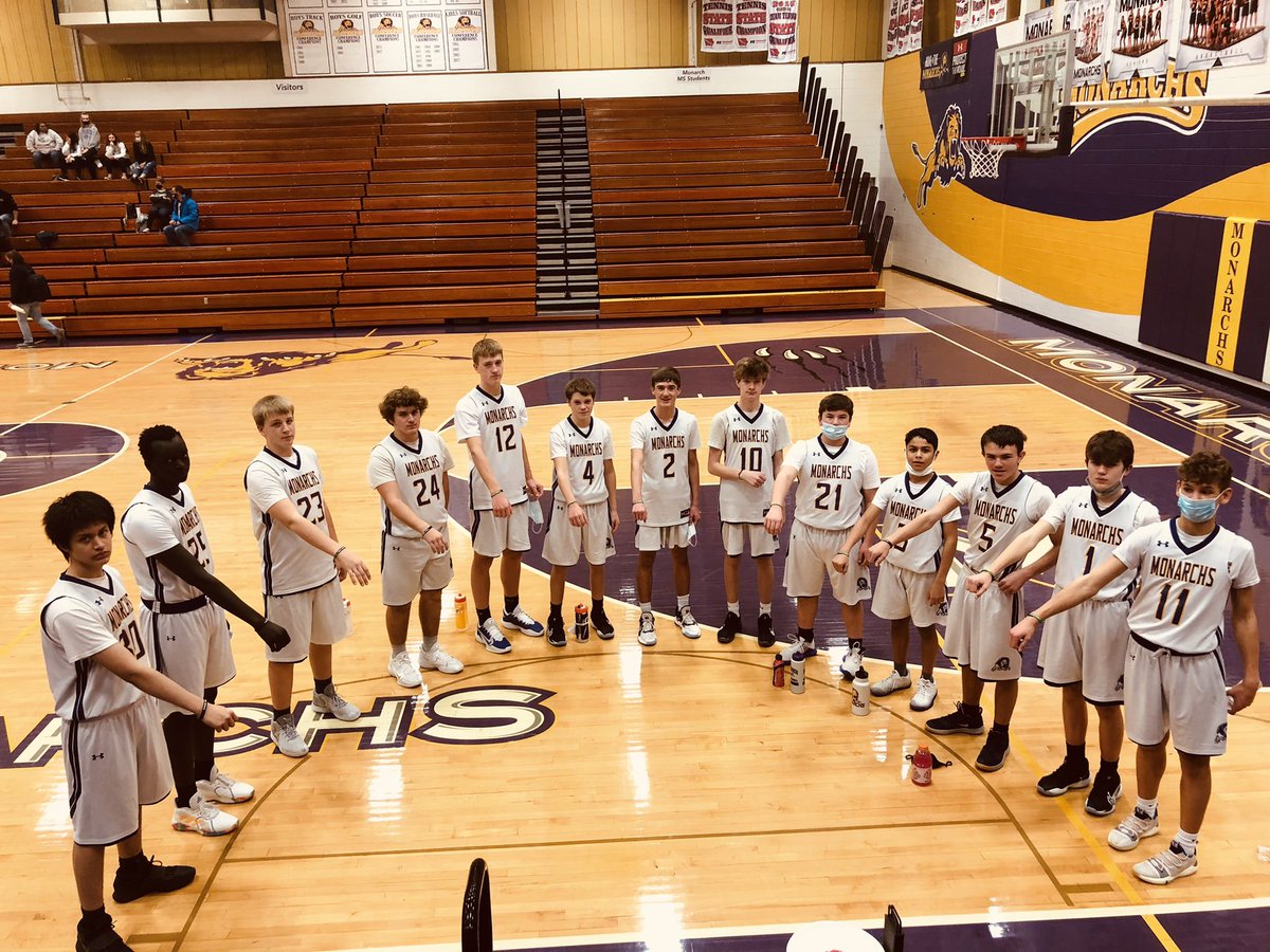 AdMonarchs's tweet photo. Although we were competitors tonight, we are united with the IKM-Manning family in sharing our support for #Max75 and his family, friends, classmates, and teammates. @IKMMHS #Monarchs #kdsnsports https://t.co/TD976xGHbT