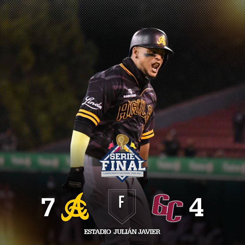 aguilascibaenas's tweet photo. Campeonato Aguilucho 

Final en el Estadio Julian Javier. 

#ASeguirVolando #PlayoffsAC #SerieFinalLIDOM #J7 https://t.co/XZ5PZBxPVZ