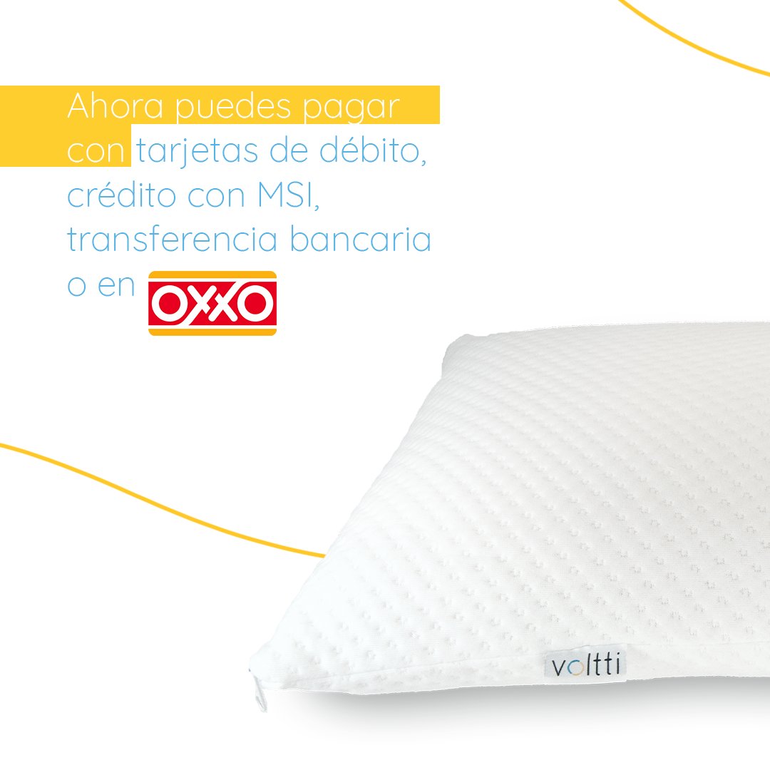 volttisleep's tweet photo. ¡Compra tus nuevas almohadas con 20% de descuento!

Y págalas en efectivo en OXXO 😱 https://t.co/CVLjYouJmx