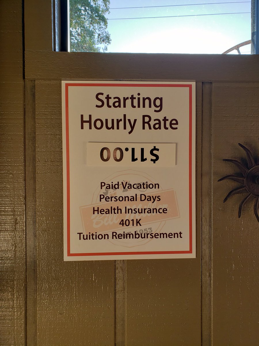 Pic was taken in 2019, but perfectly illustrates why you are NOT worth $15/hr just because you think you are.