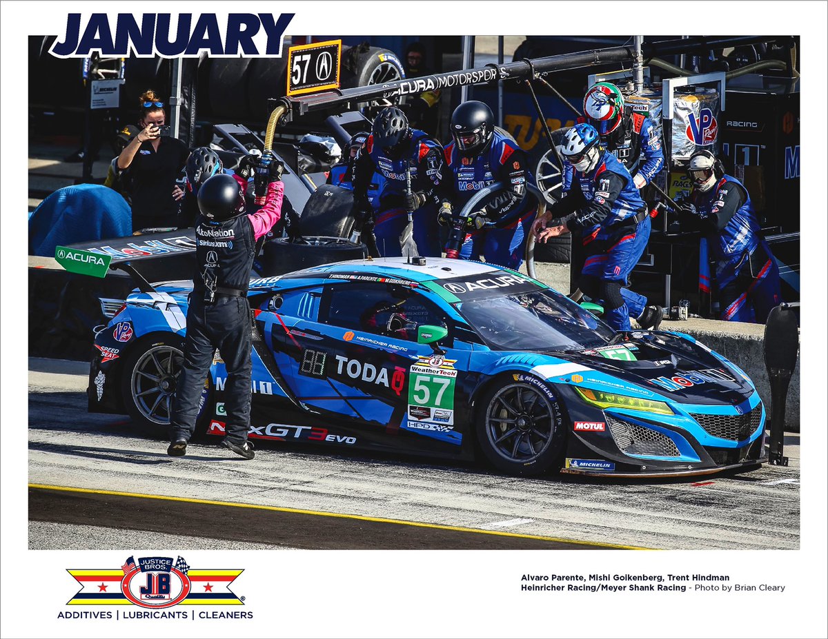 Justice Brothers (@justicebrosinc) on Twitter photo The 1st team to be feat. in the 45th Ann. Justice Brothers Racing Clndr is the #57 Acura NSX GT3 of <a href="/MeyerShankRac/">Meyer Shank Racing</a> <a href="/HeinricherRaces/">Heinricher Racing</a>. <a href="/alvaroparente/">Alvaro Parente</a> <a href="/mishagoik/">mishagoik</a> captured 3rd last yr <a href="/WeatherTechRcwy/">WeatherTech Raceway Laguna Seca</a> marking the 1st podium for a female-owned team in the history of <a href="/IMSA/">IMSA</a>.
📸by <a href="/bcpix/">Brian Cleary</a> The 1st team to be feat. in the 45th Ann. Justice Brothers Racing Clndr is the #57 Acura NSX GT3 of <a href="/MeyerShankRac/">Meyer Shank Racing</a> <a href="/HeinricherRaces/">Heinricher Racing</a>. <a href="/alvaroparente/">Alvaro Parente</a> <a href="/mishagoik/">mishagoik</a> captured 3rd last yr <a href="/WeatherTechRcwy/">WeatherTech Raceway Laguna Seca</a> marking the 1st podium for a female-owned team in the history of <a href="/IMSA/">IMSA</a>.
📸by <a href="/bcpix/">Brian Cleary</a>