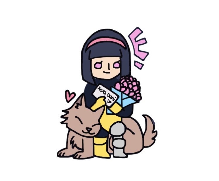 Karma, Rahne, and flowers from Dani   #XMen  #Doodle